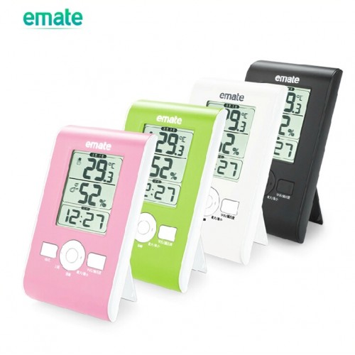 Θερμόμετρο, υγρασιόμετρο, ξυπνητήρι, εσωτερικού χώρου - Emate M0102